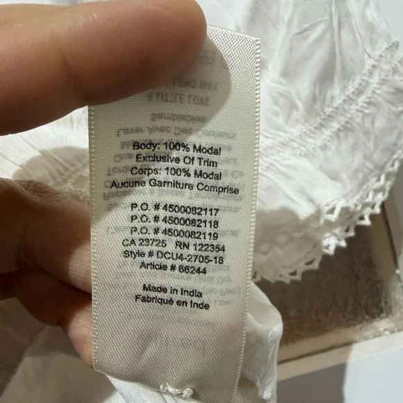 Wilfred Cream Blouse with Lace Trim - Picture 4 of 4